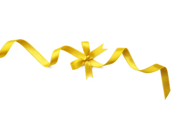 Decoratieve geel lint — Stockfoto