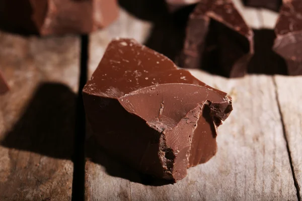 Chocolate bar pieces — Stock Photo, Image