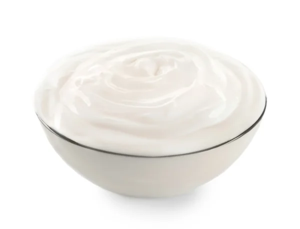 Fresh sour cream — Stock Photo, Image