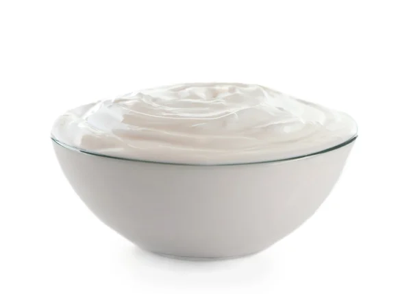 Fresh sour cream — Stock Photo, Image