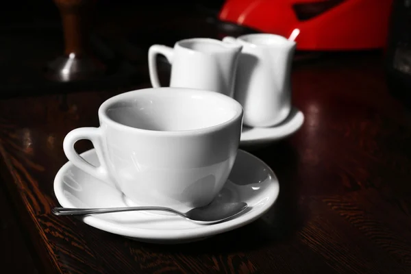 Cup of coffee on table — Stock Photo, Image