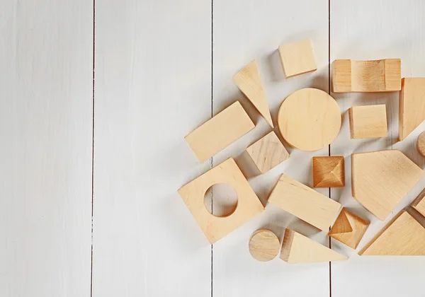 Wooden children's cubes — Stock Photo, Image