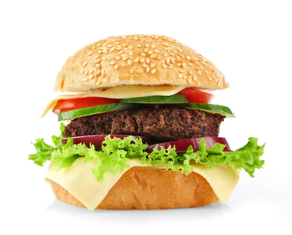 Lezzetli büyük hamburger — Stok fotoğraf