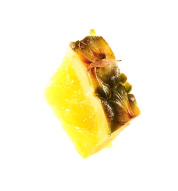Olgun ananas dilim