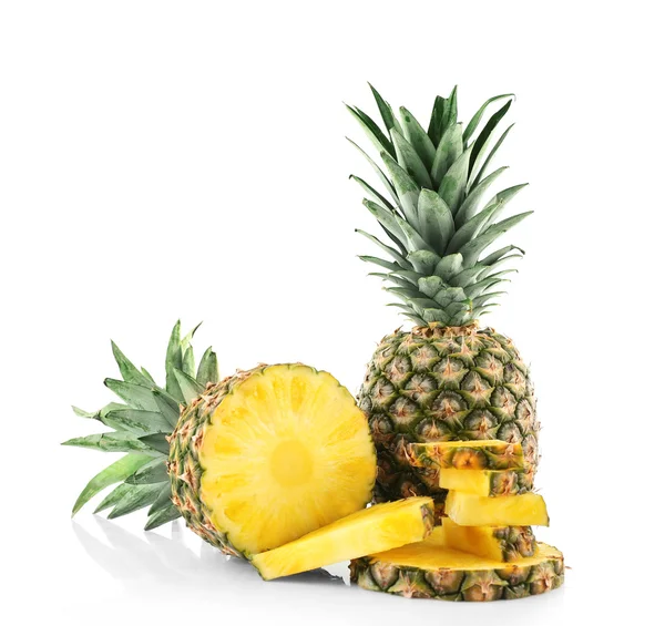 Piña en rodajas maduras — Foto de Stock