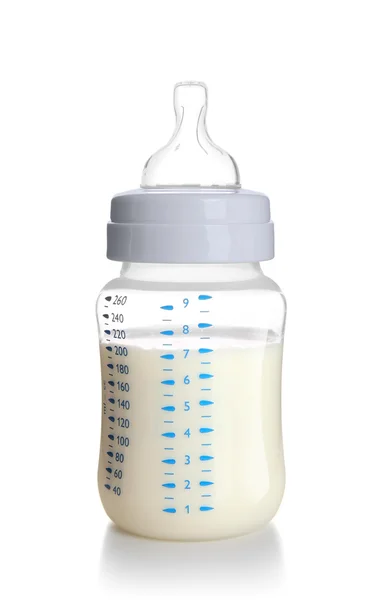 Babyfles melk — Stockfoto