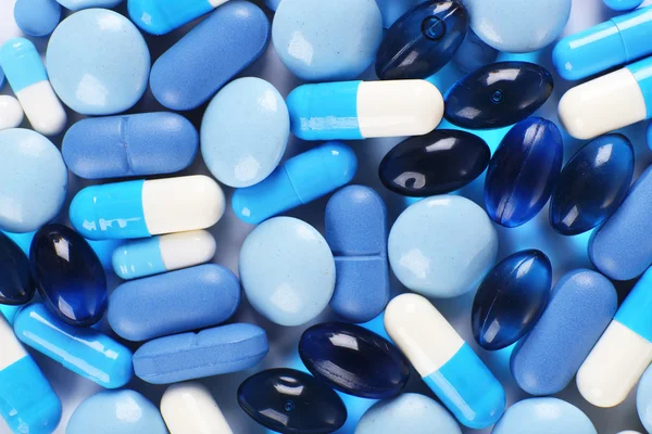 Háttér szín tabletták — Stock Fotó