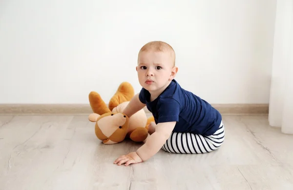 Baby boy playing — Stock Photo, Image