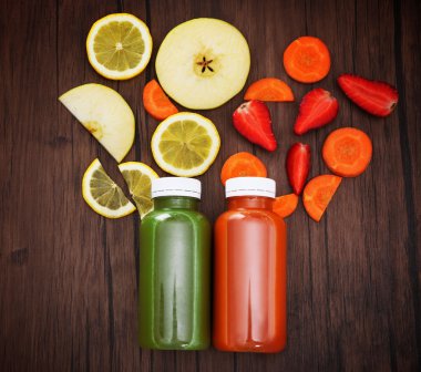 Detoks içecek arka plan üzerinde