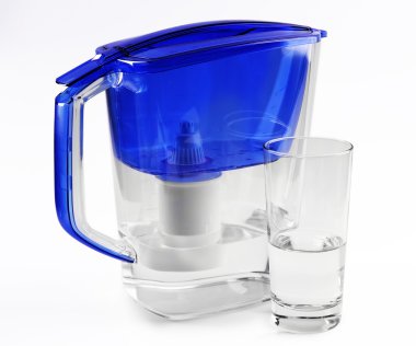 Mavi su filtresi ile cam