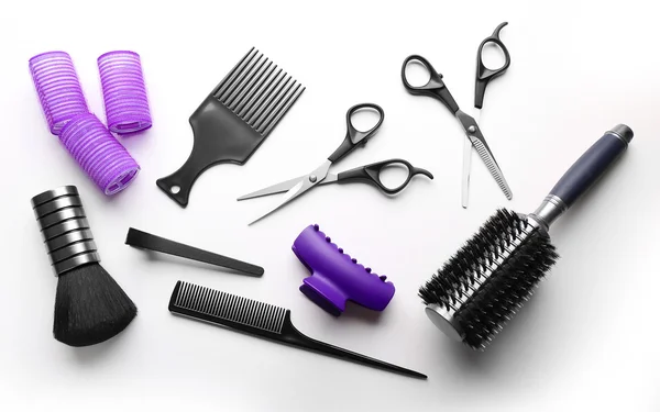 Friseur mit Werkzeug — Stockfoto