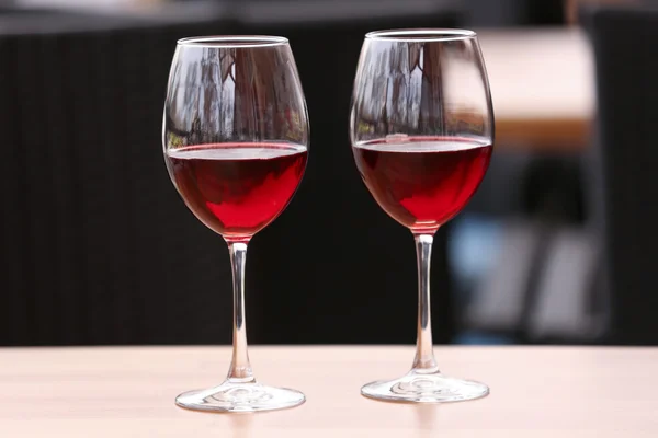 两杯葡萄酒 — 图库照片