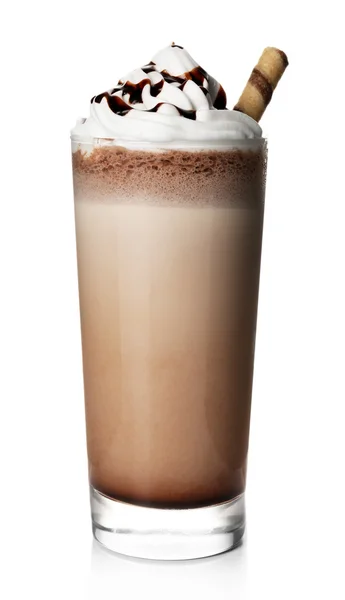 Απολαυστικό milkshake σοκολάτας — Φωτογραφία Αρχείου