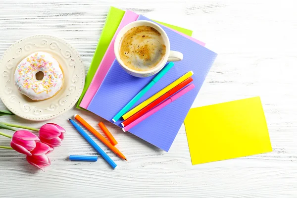 Cup of fresh coffee — Stock Photo, Image