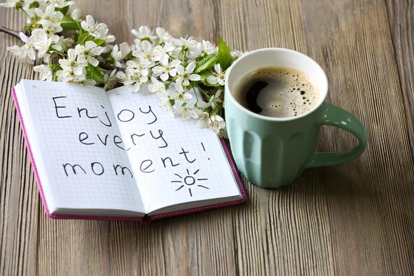 Taza de café fresco — Foto de Stock