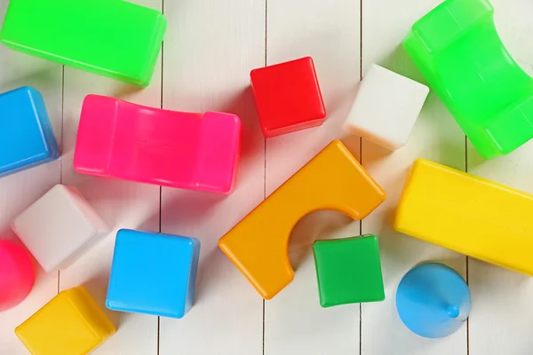 Colorful  children's building blocks — Stock Photo, Image