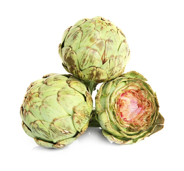 Artichokes, isolated on white — Stock Photo, Image