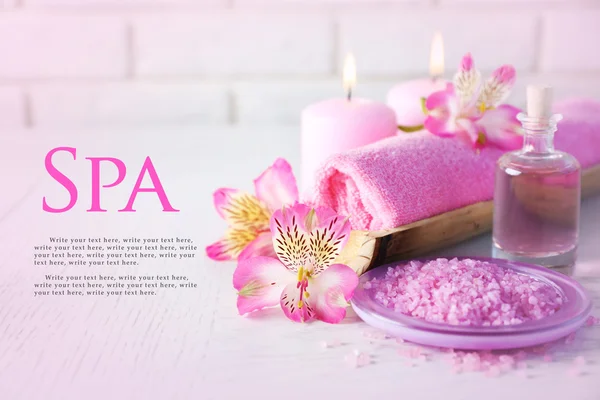 Beautiful composition of spa treatment — Stock Photo, Image