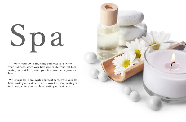 Beautiful composition of spa treatment — Stock Photo, Image