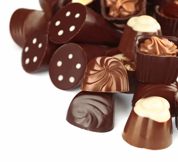 Bermacam-macam permen cokelat — Stok Foto