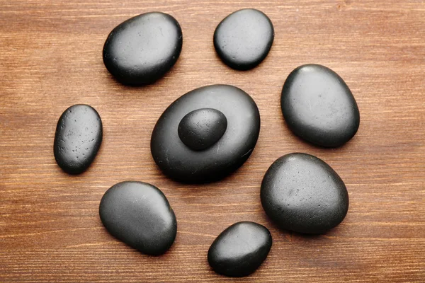 Купка спа-гарячих каменів — стокове фото