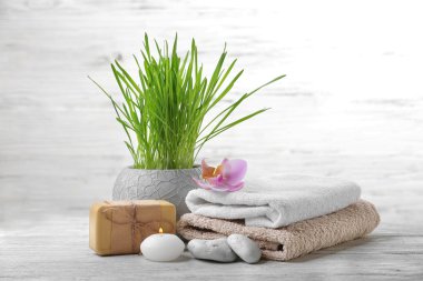 Güzel spa kompozisyonu 