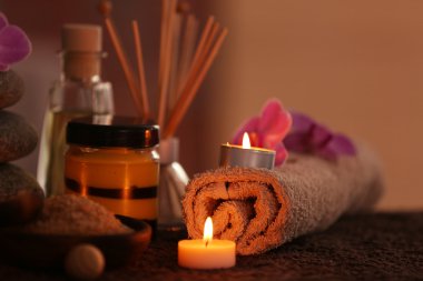 Güzel spa kompozisyonu