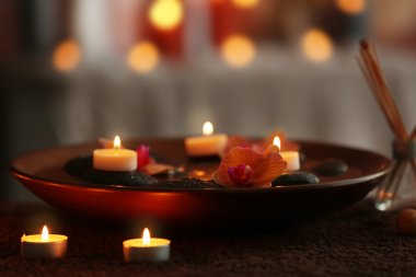 Güzel spa kompozisyonu