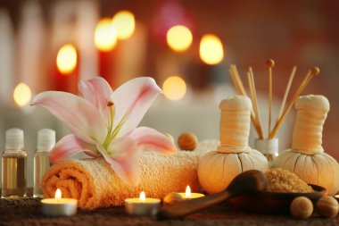 Güzel spa kompozisyonu