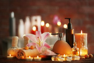 Güzel spa kompozisyonu