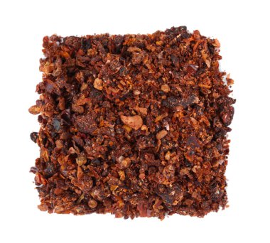 Kare doğranmış domates Kurutulmuş