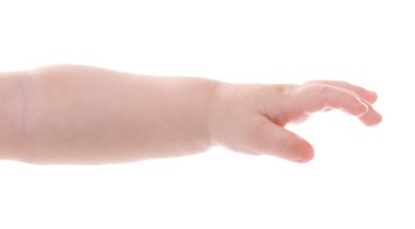 Baby's hand gesturing clipart