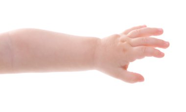 Baby's hand gesturing clipart