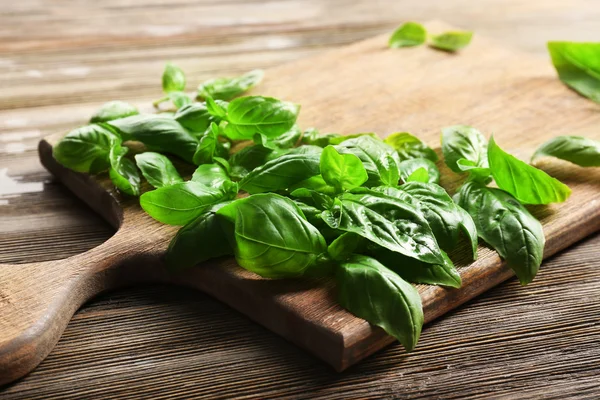 Fresh basil leaves — Stock Photo, Image