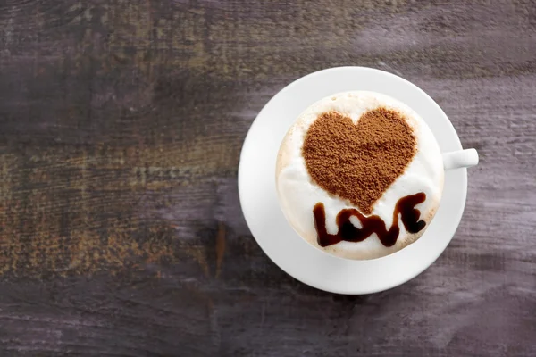 創造的なパターンとコーヒーのカップ — ストック写真