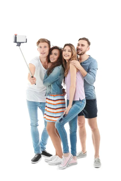 Freunde machen Selfie — Stockfoto