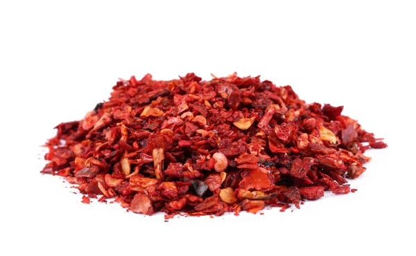 Dried chopped chili pepper — Stock Photo, Image