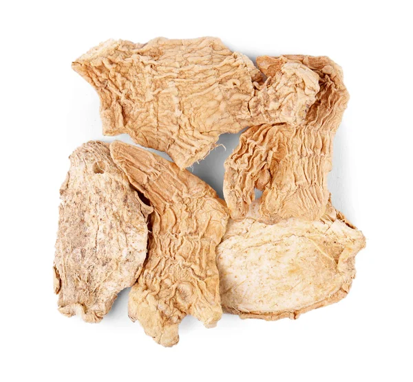 Dried ginger slices — Stock Photo, Image