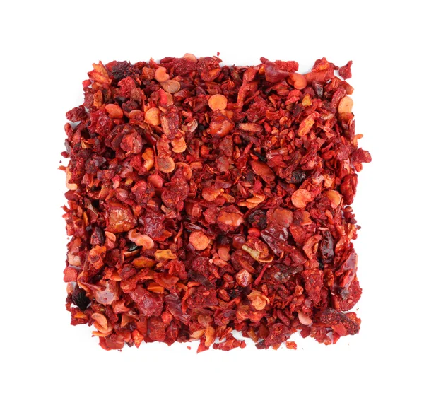 Dried chopped chili pepper — Stock Photo, Image