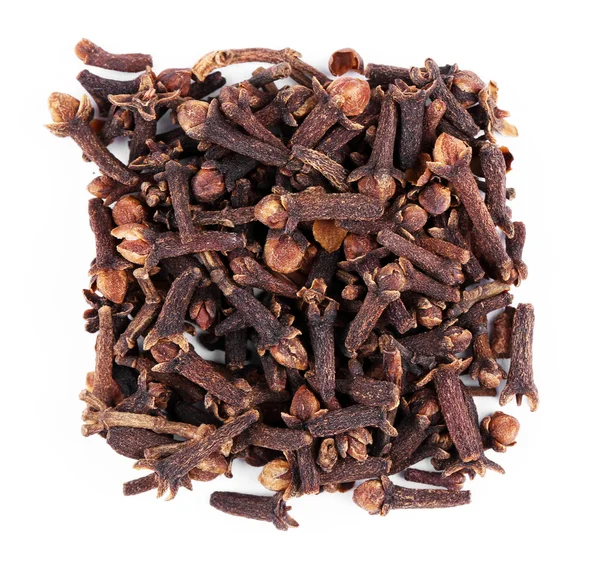 Square of cloves spice — Stock Photo, Image