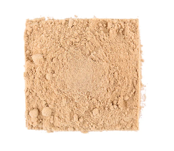 Square of powdered ginger — Stock Photo, Image