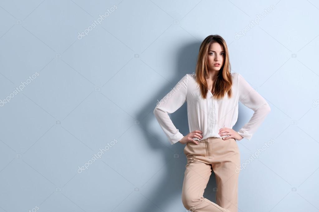 Man in White Long Sleeves Shirt and Beige Pants · Free Stock Photo