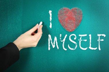 el yazısı üzerinde blackboard Sınıf Oda