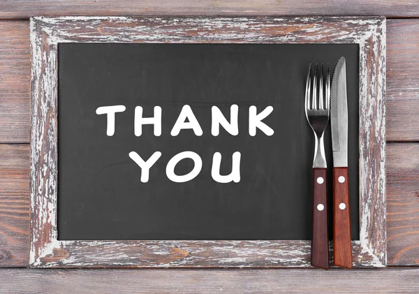 Text Thank You — Stock Photo, Image