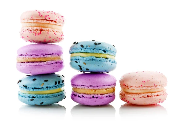 Macarons colorés savoureux — Photo