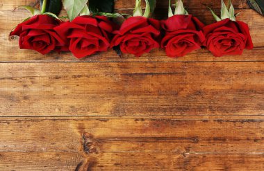 Masada kırmızı güller