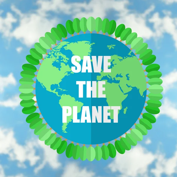 Save planet concept — Stock Photo, Image