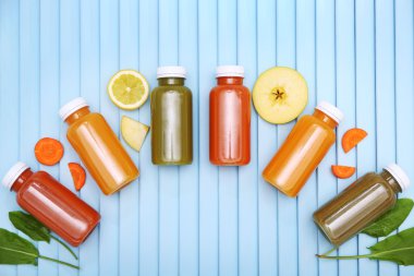 Detoks içecek arka plan üzerinde