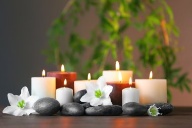 Güzel spa kompozisyonu