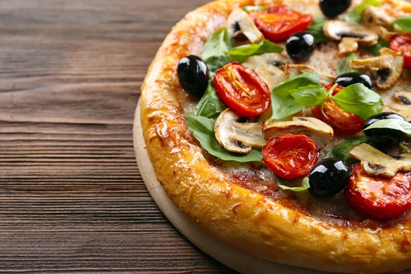 Finom ízletes pizza — Stock Fotó